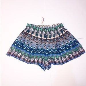 3/$10 Jessica Simpson Peacock Flare Mini Shorts